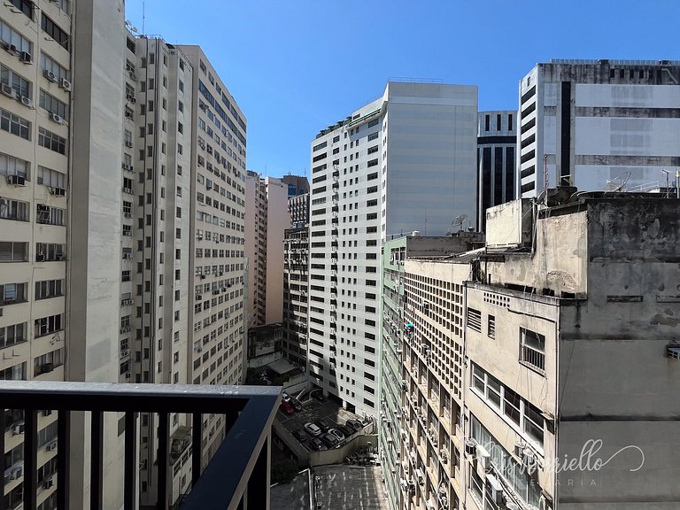 Estudio Moderno centro do Rio + Piscina Ao Ar live aquecida