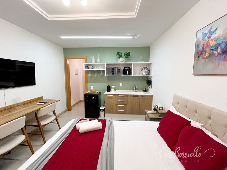 Studio aconchegante com piscina único