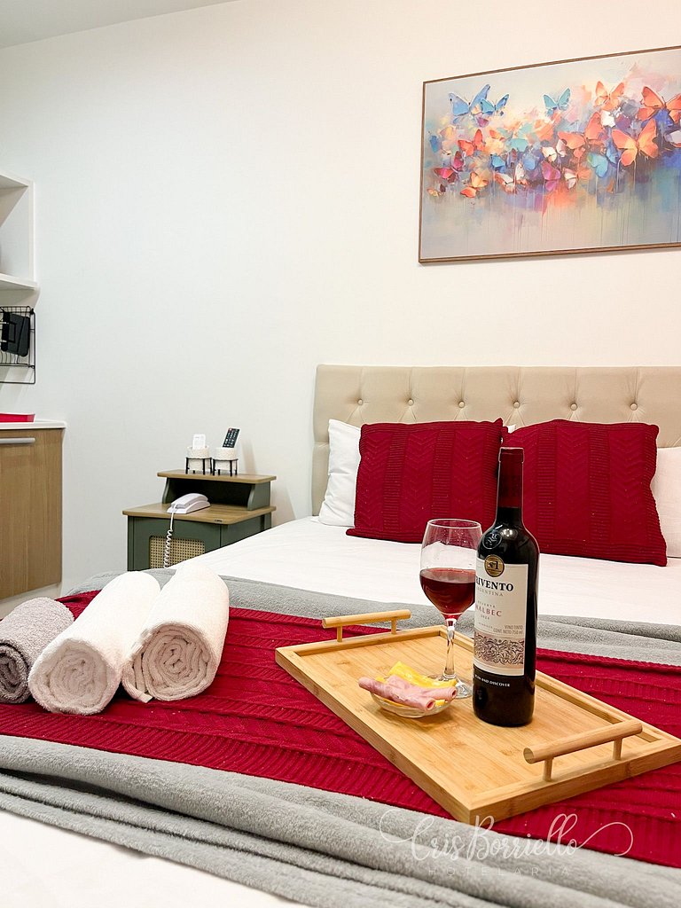 Studio aconchegante com piscina único