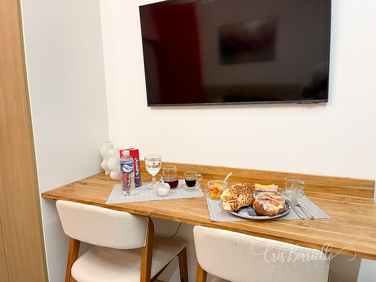 Studio aconchegante com piscina único