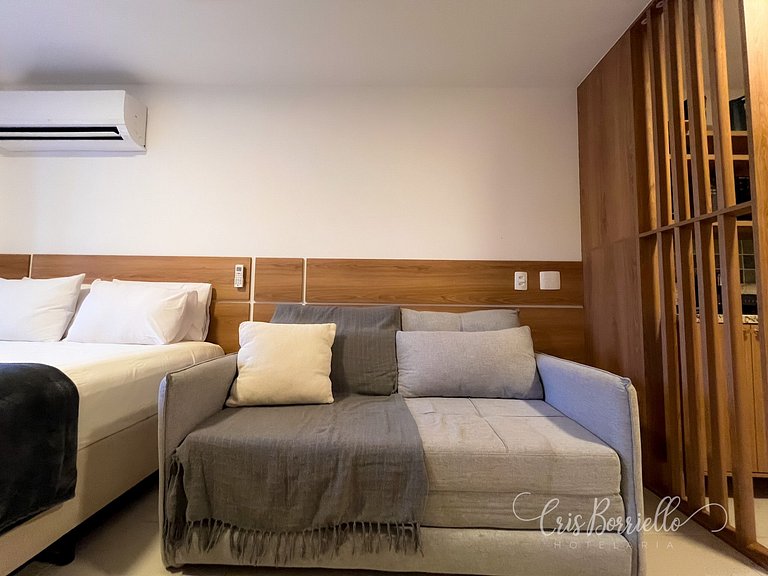 S/Taxa Extra Studio Piscina Aquecida Wifi Netflix