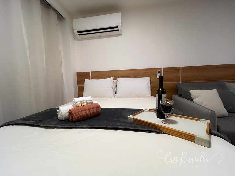 S/Taxa Extra Studio Piscina Aquecida Wifi Netflix