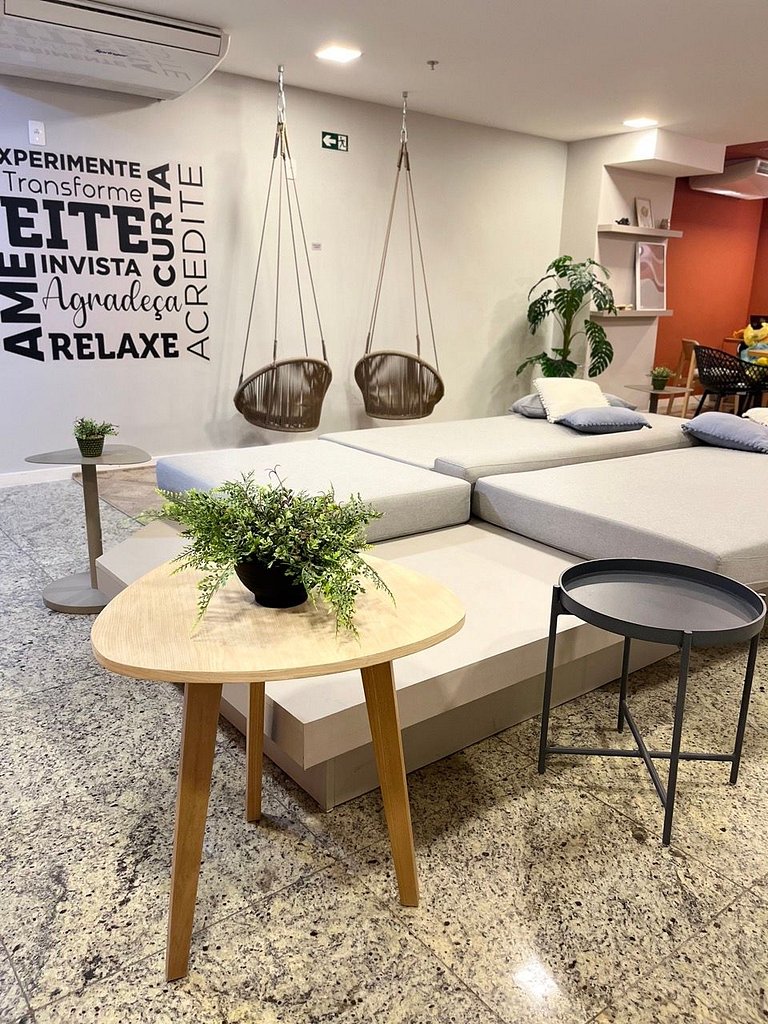 Studio aconchegante com piscina único