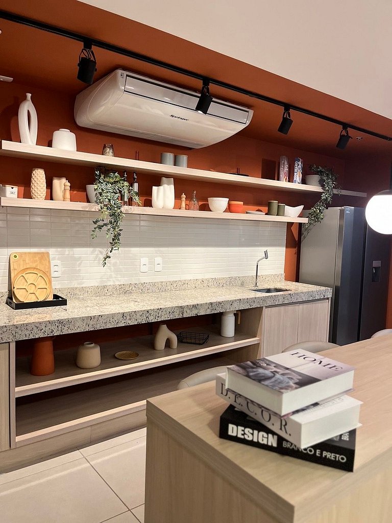 Studio Novo-Sem taxa de limpeza+piscina+Wifi