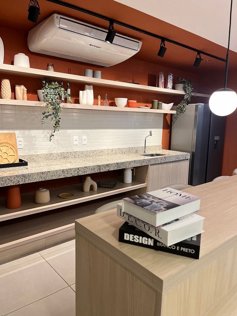 Studio Novo-Sem taxa de limpeza+piscina+Wifi