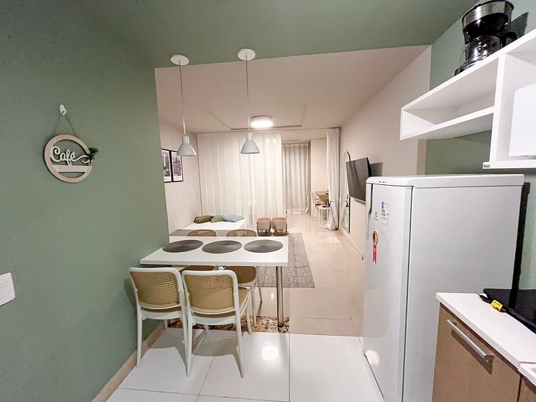 Estúdio amplo com piscina centro do rio