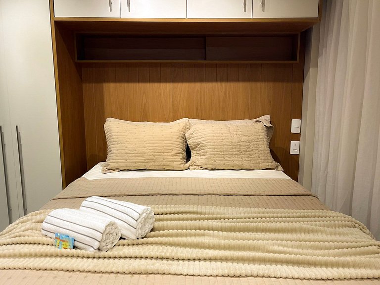 Preferido! Estúdio moderno com piscina