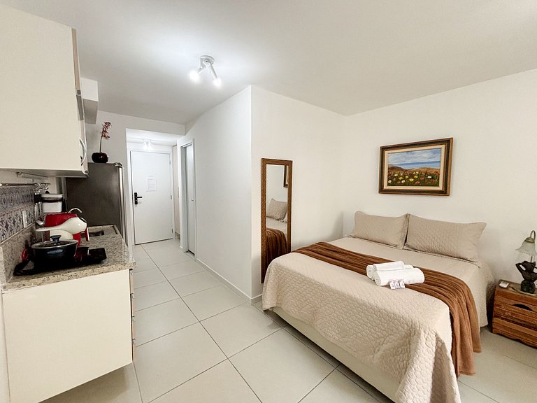 Estúdio Magnífico com estilo no Centro