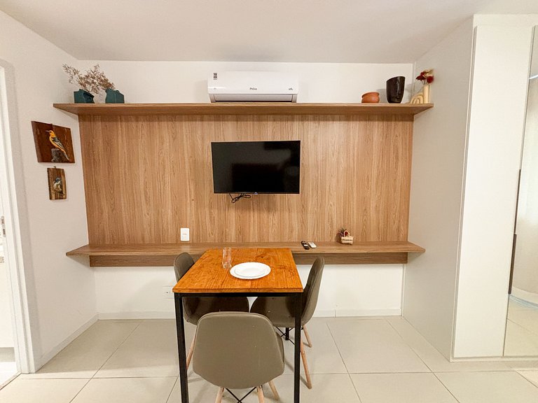 Super Novinho Studio+WiFi+Piscina Aquecida