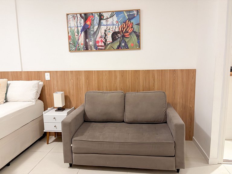 Super Novinho Studio+WiFi+Piscina Aquecida