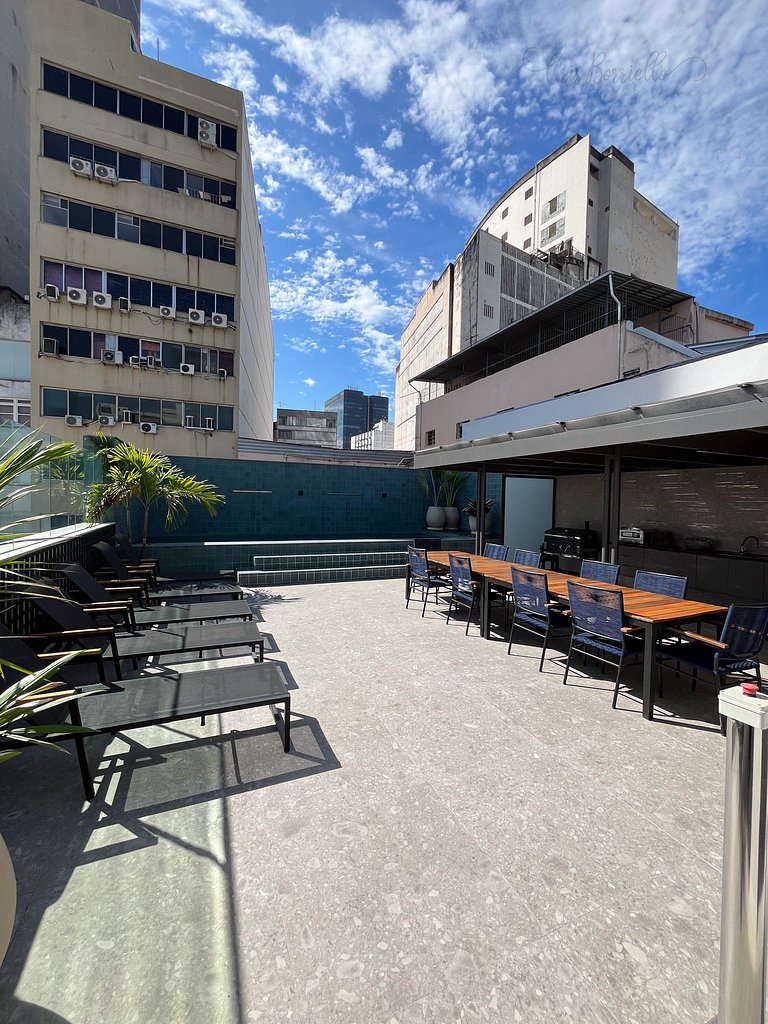 Apartamento com piscina no Centro Histórico Rio