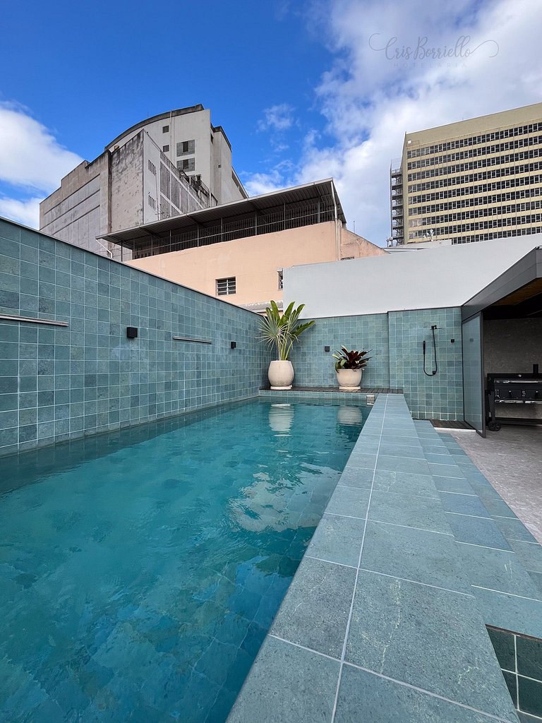 Apartamento com piscina no Centro Histórico Rio